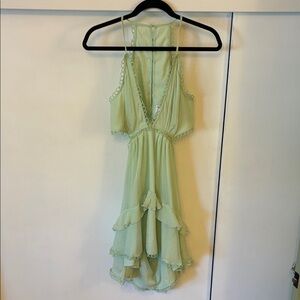 ASOS Light Green Backless Dress